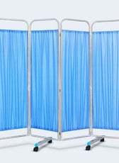 4 Fold Ward Screen – BLUE / WHITE