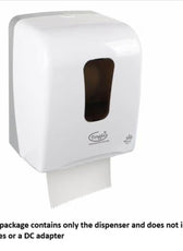 Automatic Sensor Hand Roll Paper Towel Dispenser – Dual Mode | Battery/DC | Adjustable Sheet Length | ABS Body