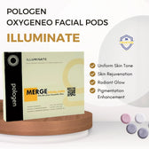 Pologen Geneo illuminate| Oxygen Facial Machine Pods| Facial Restart Treatment Kit for Skin Brightening