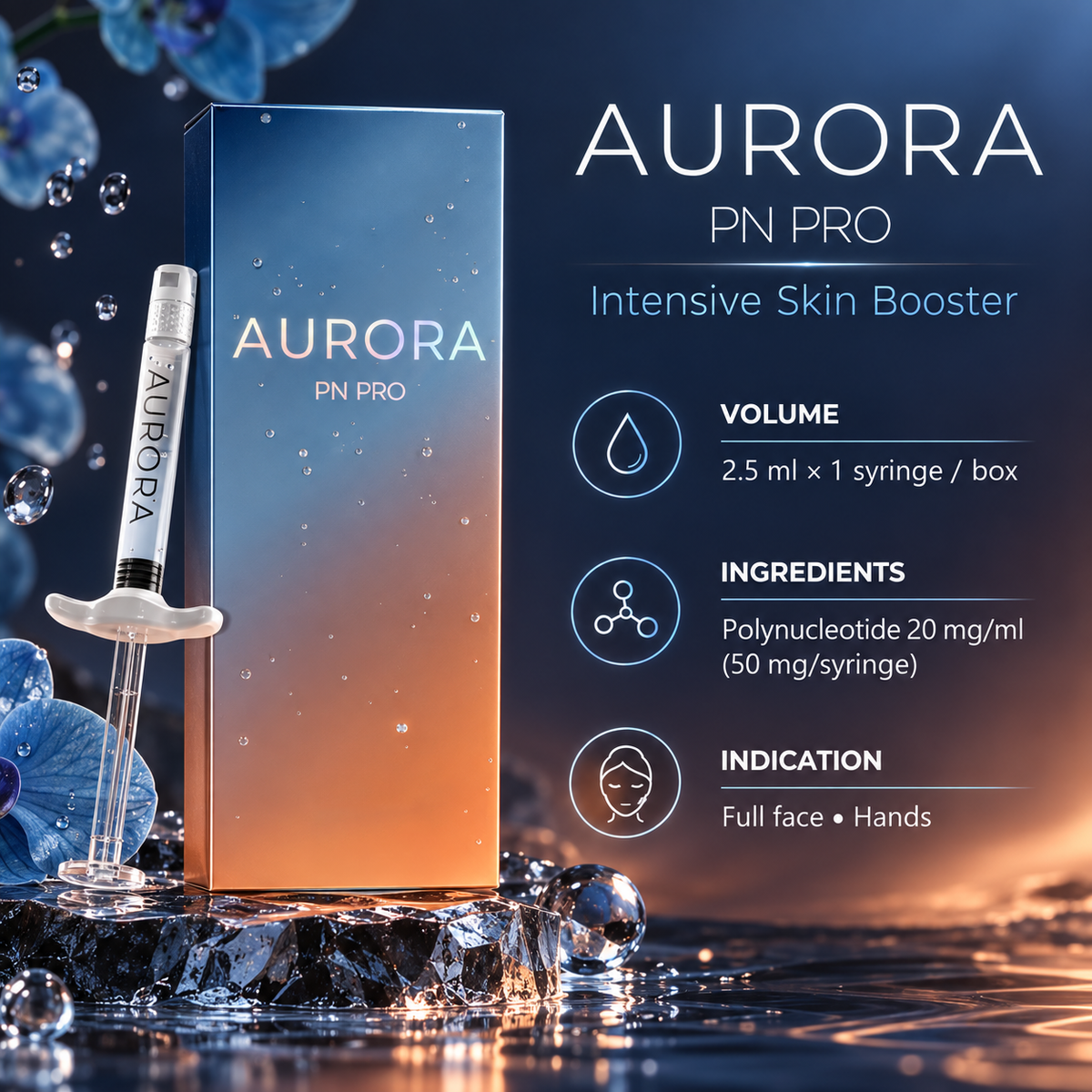 AURORA PN PRO Intensive Skin Booster – 2.5ml