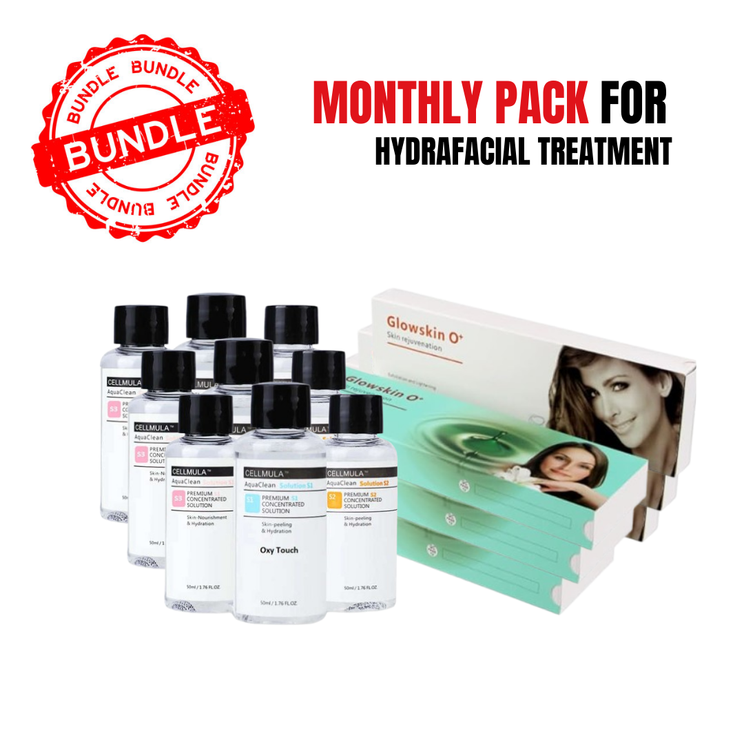 Bundle Offer: Monthly Pack | Cellmula + Glowskin | Hydra Facial Kit