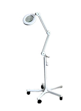 Magnifier Lamp with Adjustable Swivel Arm – Professional Facial Magnifying Lamp on Wheels