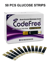 SD Code Free Blood Glucose Montior Strips| 50 Strips| Sugar Testing Strips