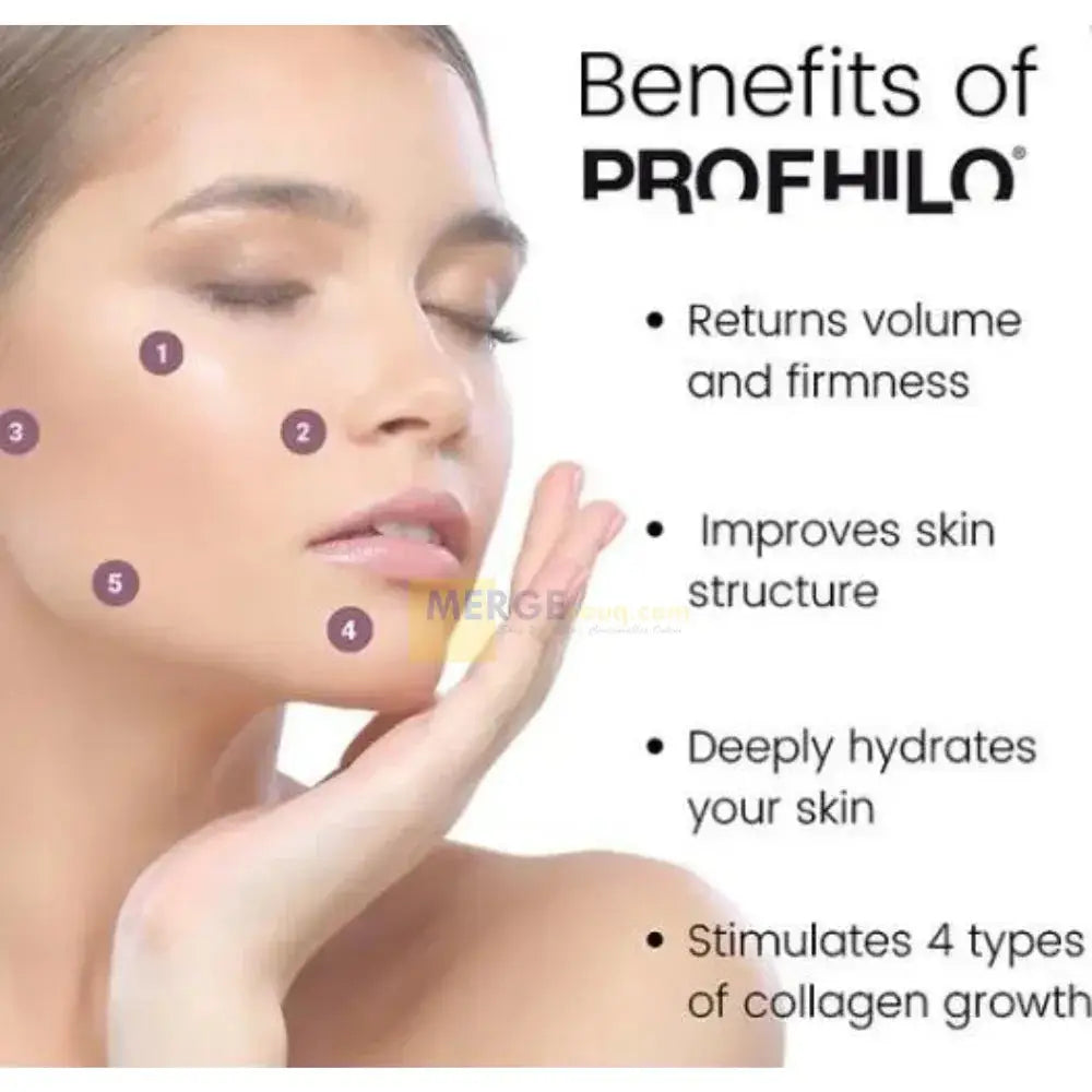 Profihilo - Hyaluronic Acid, Skin Booster, Boosts Collagen