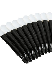 Dermora 2-in-1 Facial Mask Brush & Spoon – Soft Silicone Applicator (Black Handle)