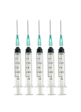 Sterile syringe with needle 3ml and 5ml – medical disposable injection syringe for safe use.