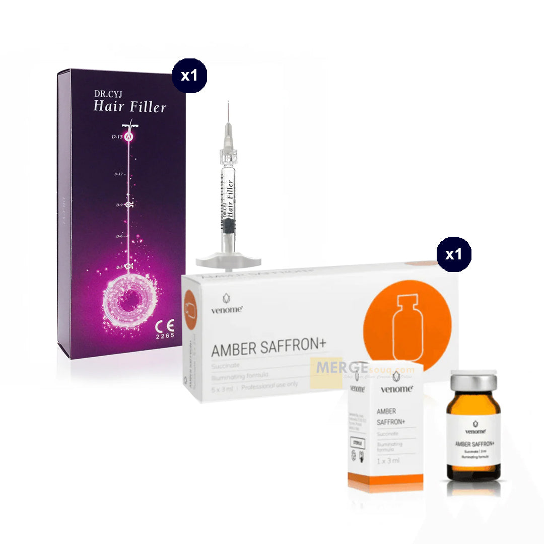 Dr CYJ Hair Filler + Amber Saffron Injectable  Combo Offer