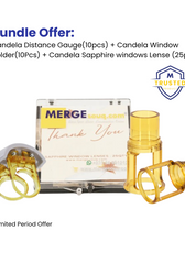 Bundle Offer: Candela Distance Gauge(10pcs) + Candela Window Holder(10Pcs) + Candela windows Lense (25pcs)