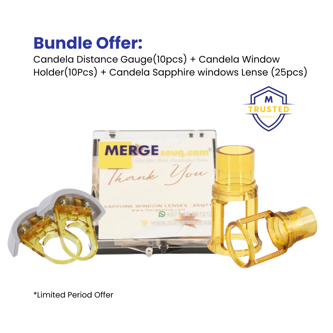 Bundle Offer: Candela Distance Gauge(10pcs) + Candela Window Holder(10Pcs) + Candela windows Lense (25pcs)