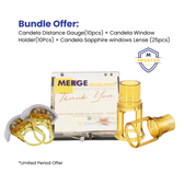 Bundle Offer: Candela Distance Gauge(10pcs) + Candela Window Holder(10Pcs) + Candela windows Lense (25pcs)