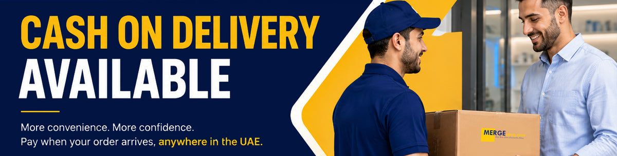 Cash on delivery available anywhere in the UAE - MERGEsouq