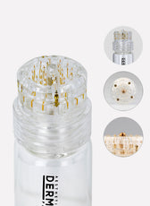 Close-up of DERMAQUAL Gold Stamp micro needles