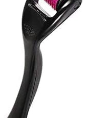 Derma Roller Face Skin Care System Titanium 540 Micro Needle Black With Hard Case 0.5mm