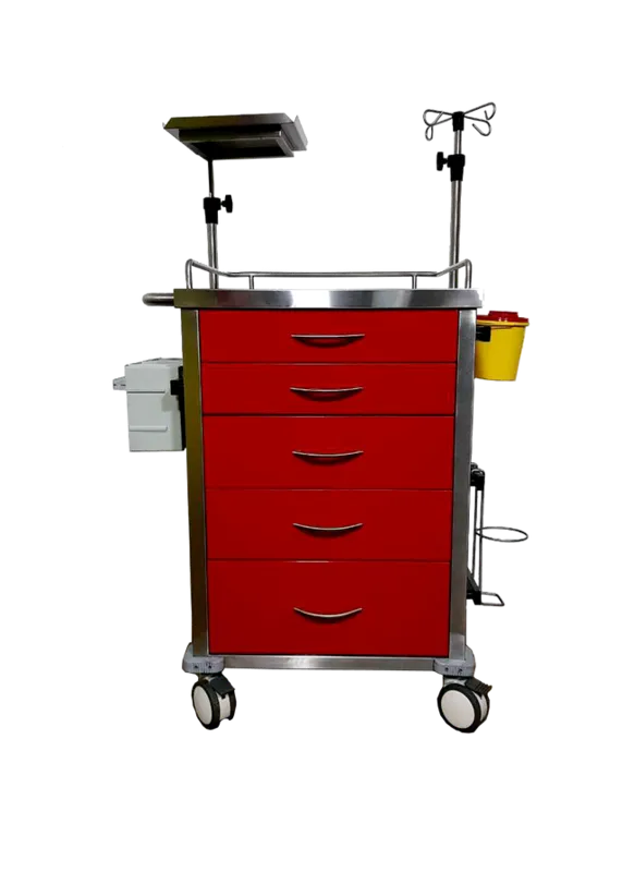 Emergency Crash Cart Five Drawer