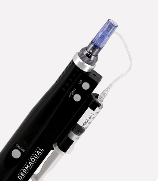 Close-up of DERMAQUAL FORZA MMS 007 microneedling tool