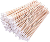 6 Inch Long Cotton Swabs with Wooden Handles Cotton Tipped Applicator for Cleaning