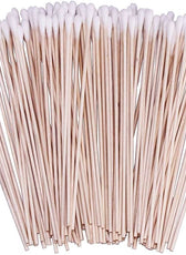 6 Inch Long Cotton Swabs with Wooden Handles Cotton Tipped Applicator for Cleaning