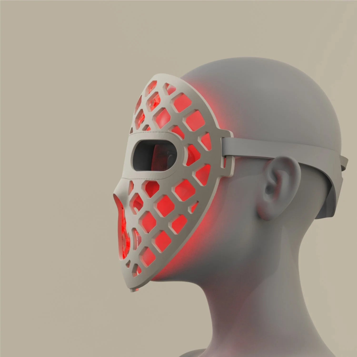 Peachaboo Glo Aurora Silicone LED Light Therapy Mask