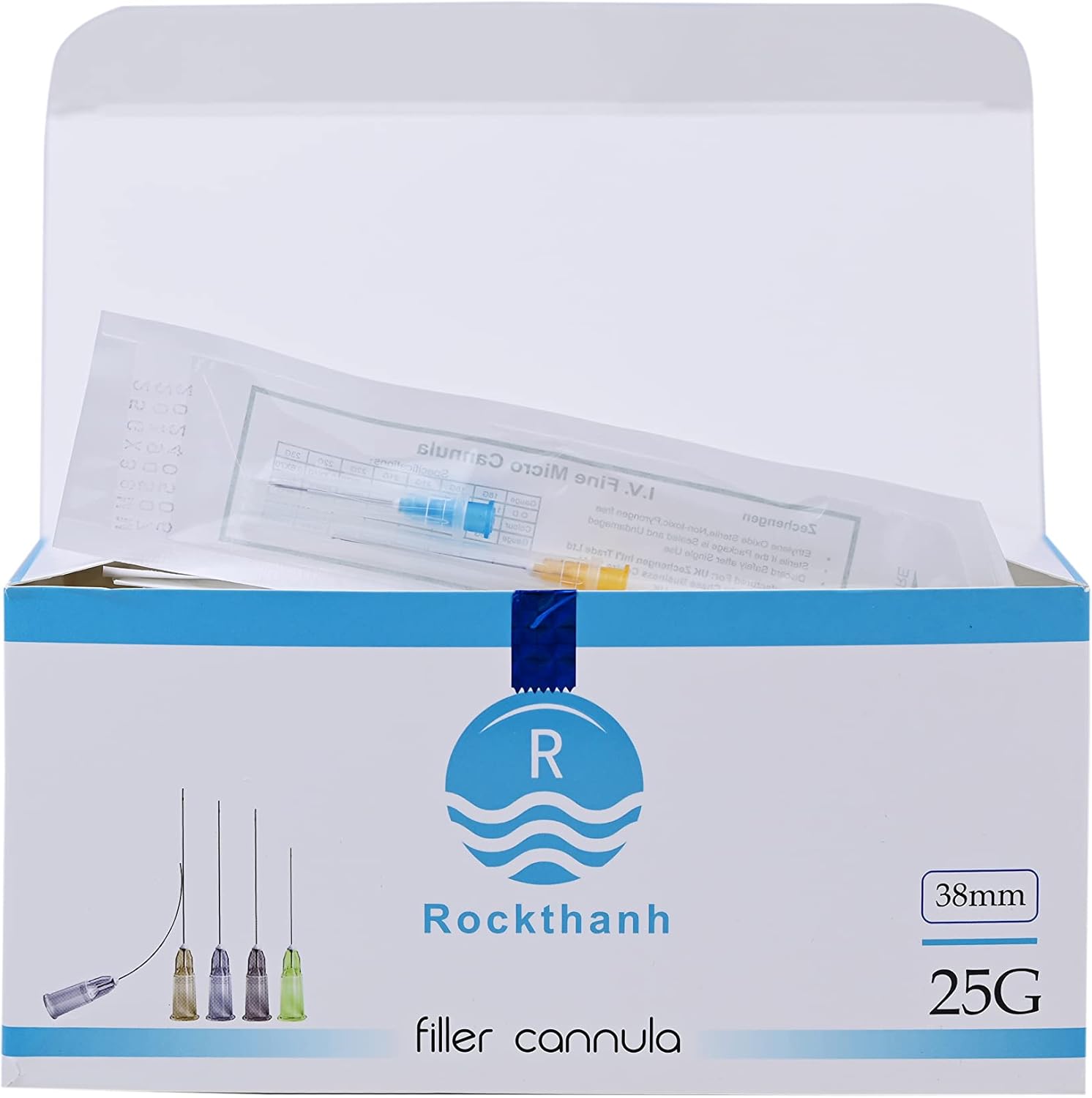 Rockthan Filler Cannula 25G 38Mm Pack Of 50 Pcs