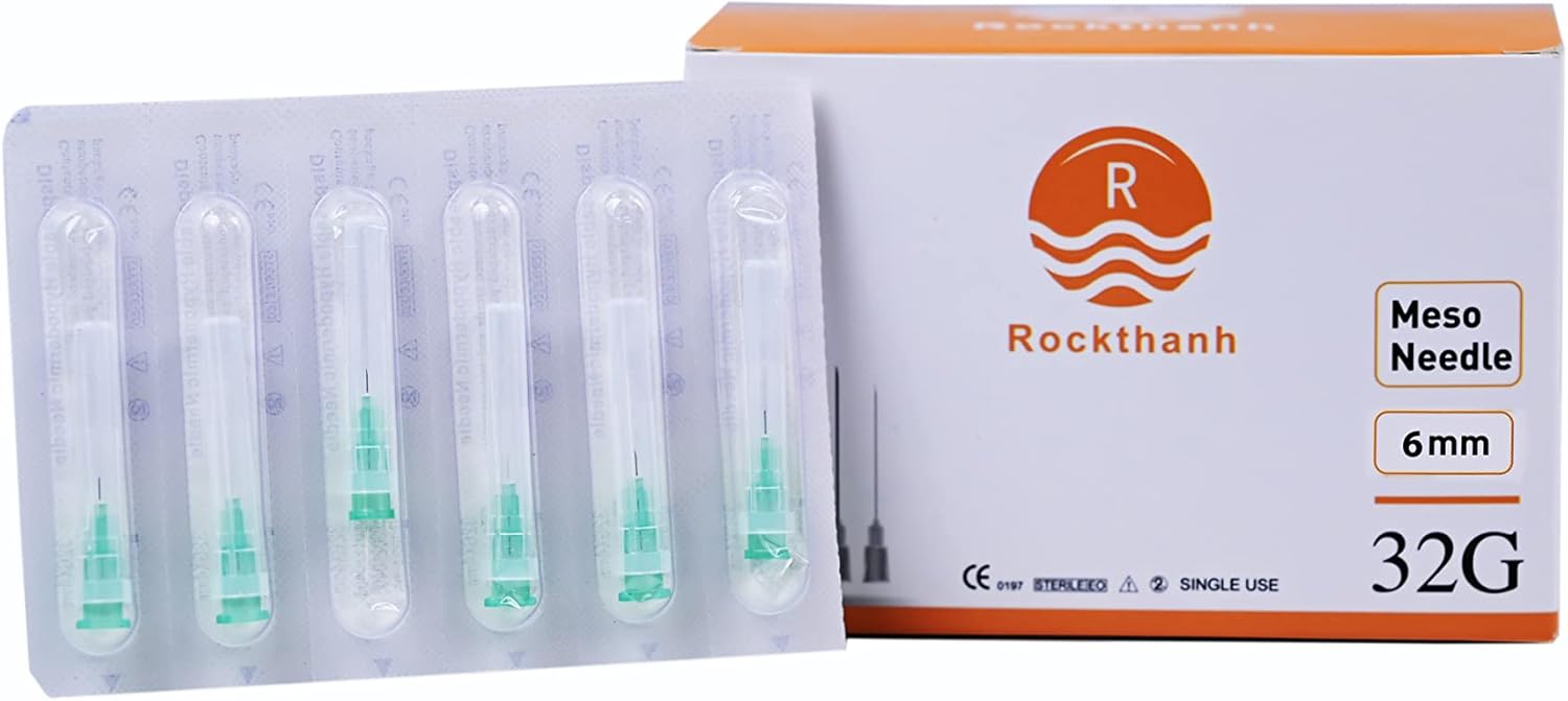 Rockthan Meso Needle 32G X 6Mm 100Pcs/Box