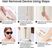 SMGT Sapphire IPL Hair Removal Device with Ice Cooling & 400,000 Flashes | 3-in-1 Hair Removal