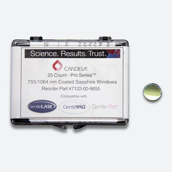 Candela Sapphire Window Lenses | Premium Slider Lens for All Candela Laser Machines