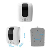 Wall Mounted Plastic Auto-Cut Hand Roll Paper Dispenser