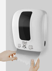 Wall Mounted Plastic Auto-Cut Hand Roll Paper Dispenser