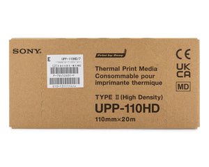 Sony UPP-110HD A6 Width Black & White High Density Print Media 10pcs /box