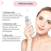 Ultrasonic Skin Facial Scrubber Face Spatula