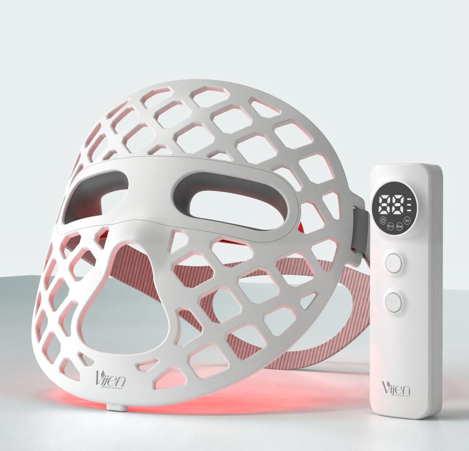 Peachaboo Glo Aurora Silicone LED Light Therapy Mask