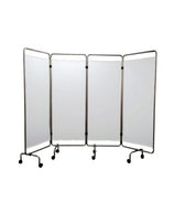 4 Fold Ward Screen – BLUE / WHITE