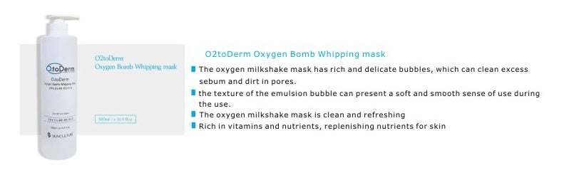 O2toDerm Oxygen Bomb Whipping Mask 250ml